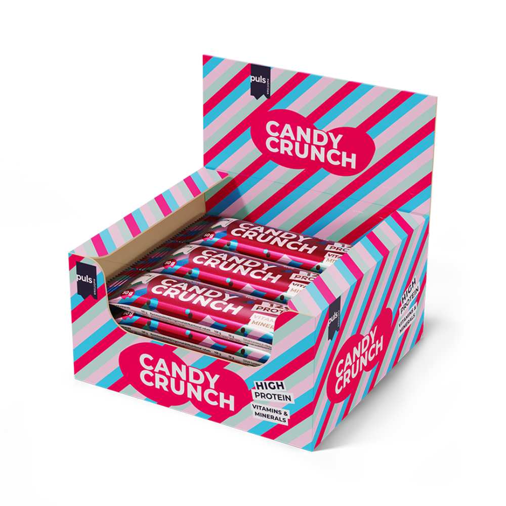 PULS CANDY CRUNCH Protein Bars (12 x 50 g)